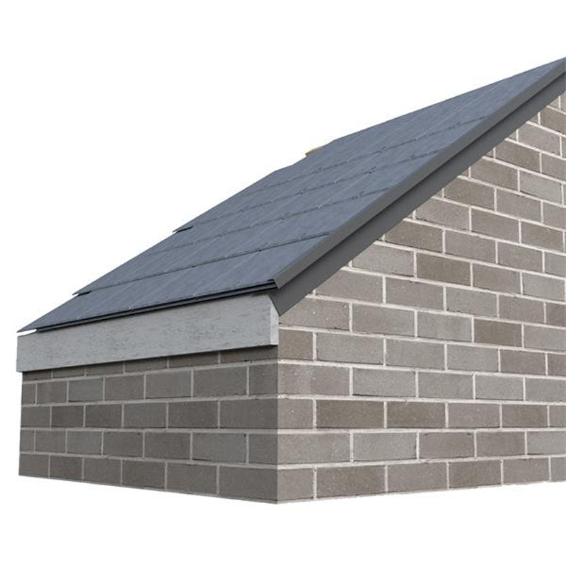Tapco Plastic Slate Classic Dry Verge - 2 Metre - Black