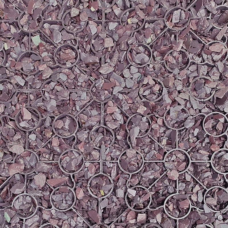 Supagrid Pro Line Gravel Grids - Heavy Duty Ground Reinforcement System Plum Slate - Plum - Pack of 9 Grids (1m2)
