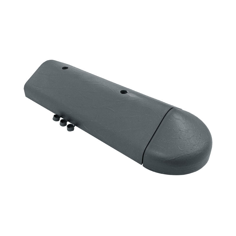 Supaslate Eco Line Plastic Delta Ridge Hip End Cap - Slate Grey
