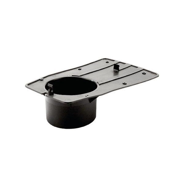 Tapco Plastic Slate Cowl Vent Pipe Adapter - Black