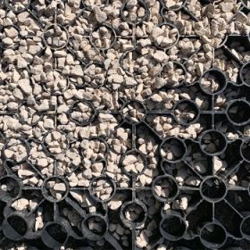 Supagrid Pro Line Gravel Grids - Heavy Duty Ground Reinforcement System - Black - Pack of 9 Grids (1m2)