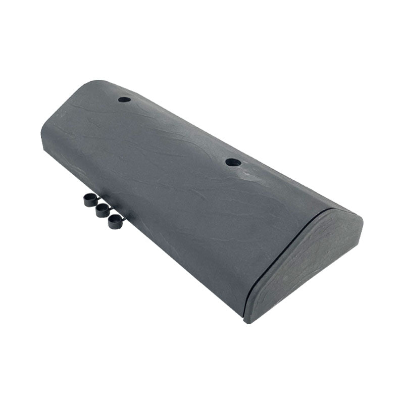 Supaslate Eco Line Plastic Delta Ridge End Cap - Slate Grey
