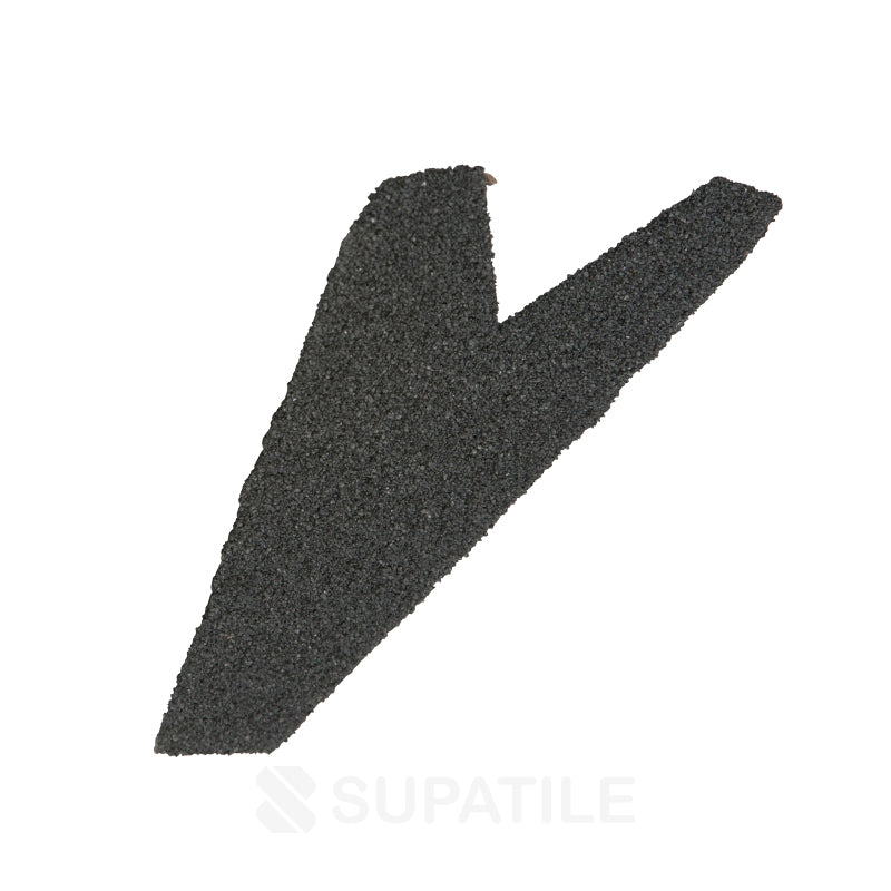 Supatile Lightweight Metal Roof Ridge End Cap - Charcoal Grey
